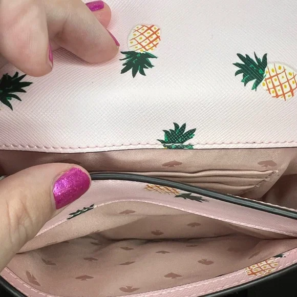 Kate Spade SET Staci Square Pineapple with matching card holder - Picture 11 of 13